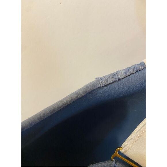 Soma 38DDD embraceable FC front clasp lace trim blue cream - Picture 4 of 5